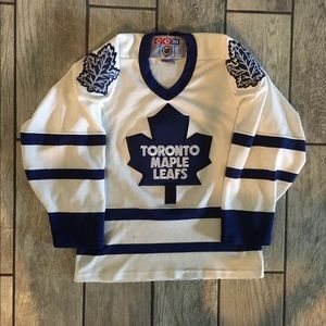 Toronto Maple Leafs Jersey Youth S/M White CCM